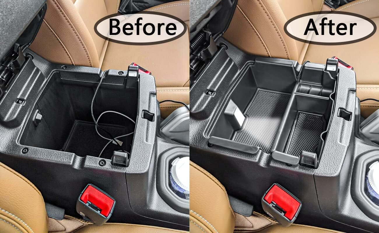 Suitable for 2020-2025 for Jeep Gladiator JT center console storage box accessories. n
