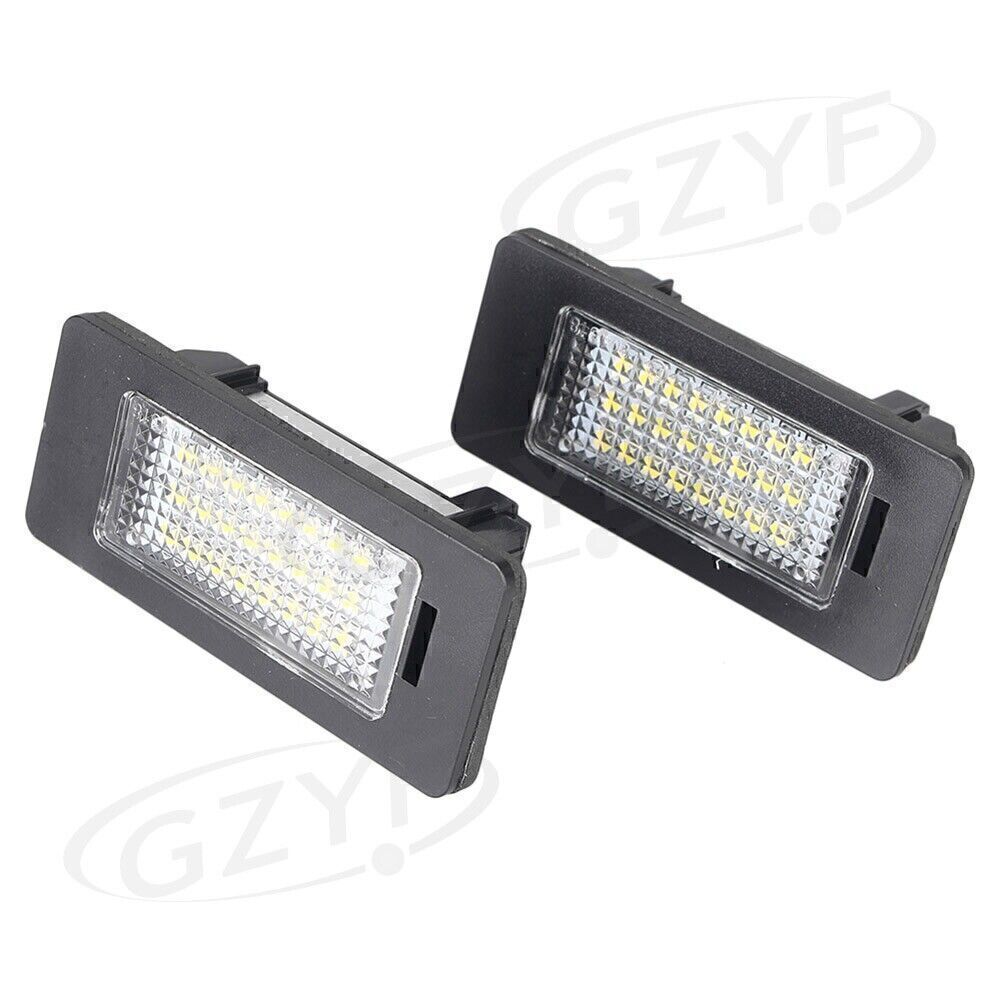 For E39 E60 E70 E82 E90 E92 F30 Error 12V LED License Plate Lights Lamps Q