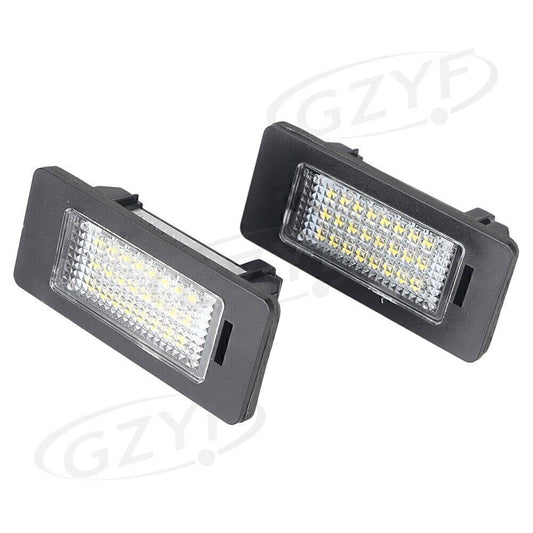For E39 E60 E70 E82 E90 E92 F30 Error 12V LED License Plate Lights Lamps Q