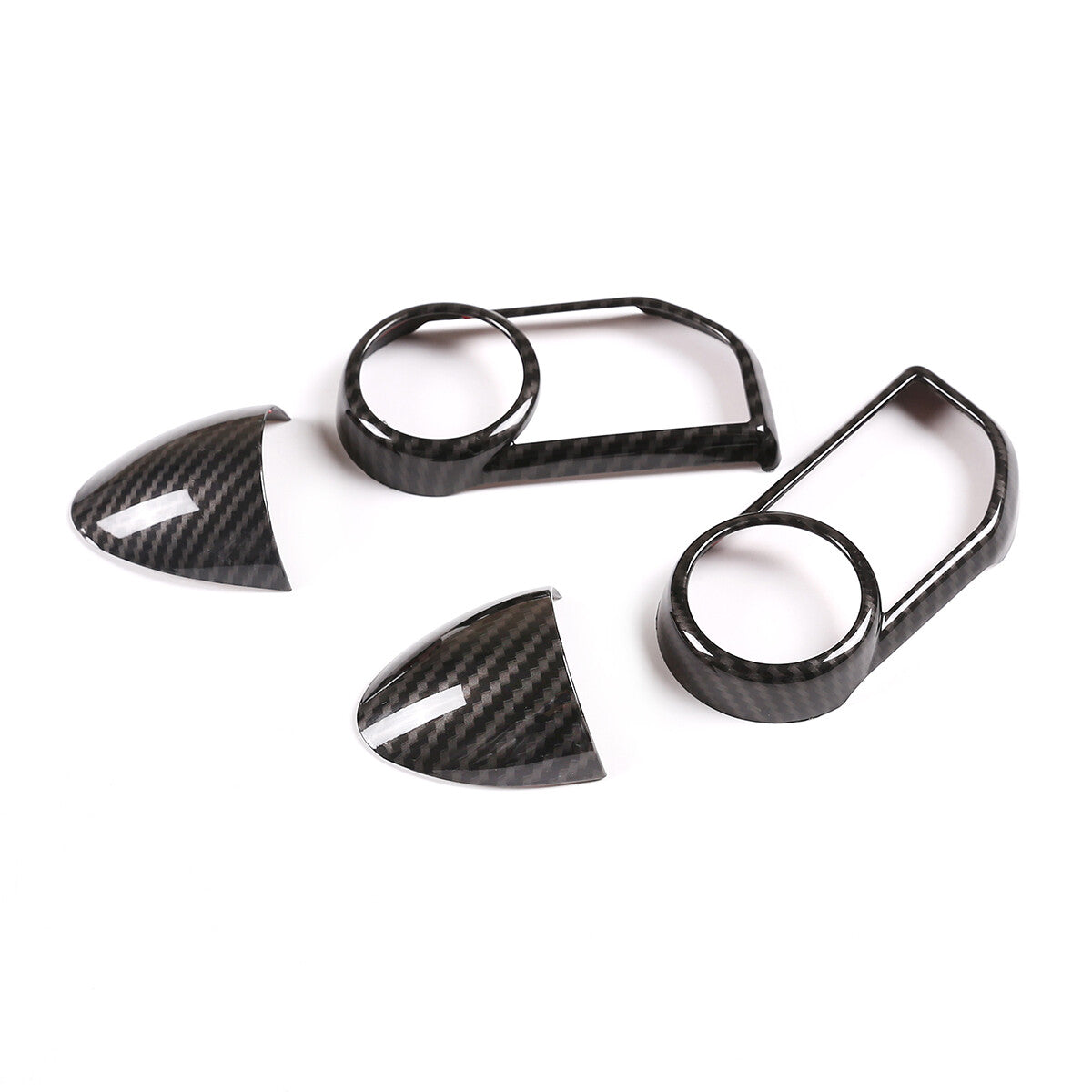 Carbon ABS steering wheel button cover for Range Rover Sport/Vogue 2013-17 LR5- n