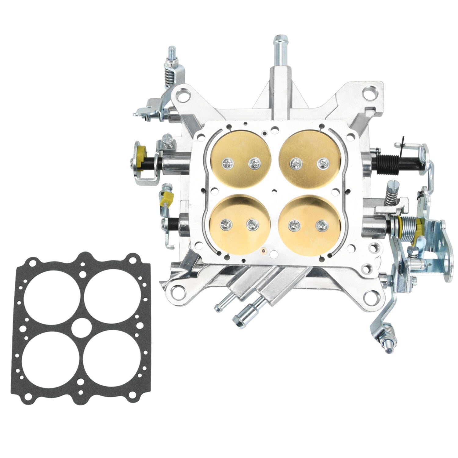 6460 For Holley 4150 Carburetor Base Plate Double Pumper 650-800CFM 2Corner Idle