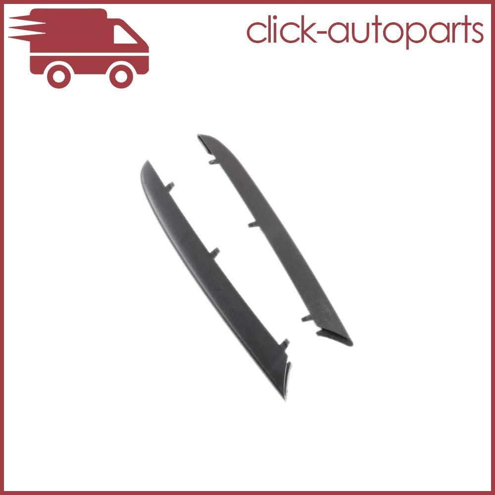 for BMW 3 Series E90 Black Bumper Trim Molding Front Driver  Passenger Side