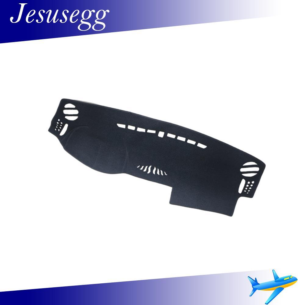for Land Rover LR2 08-15 Car Sun Visor Cover Carpet Dashboard Mat LHD Black