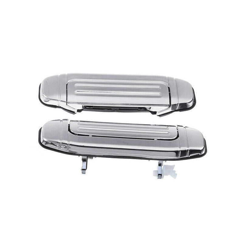 Pair Chrome Rear Outer Door Handle for Mitsubishi Pajero Montero V32 V33 V43