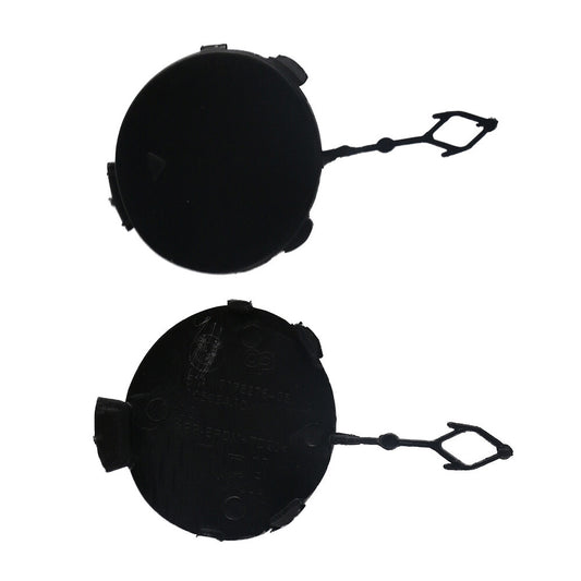 2X Front Bumper Tow Eye Hook Cover Cap Left+Right Unpainted For X6 E71 2008-2011 Q