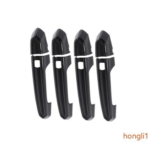 for Cadillac XTS 2013-2017 Gloss Black Outside Door Handle Molding Cover Trim 8P