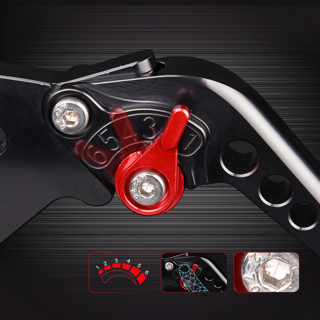 Black Classic Short Brake Clutch CNC Levers For HP2 SPORT 2008-2011
