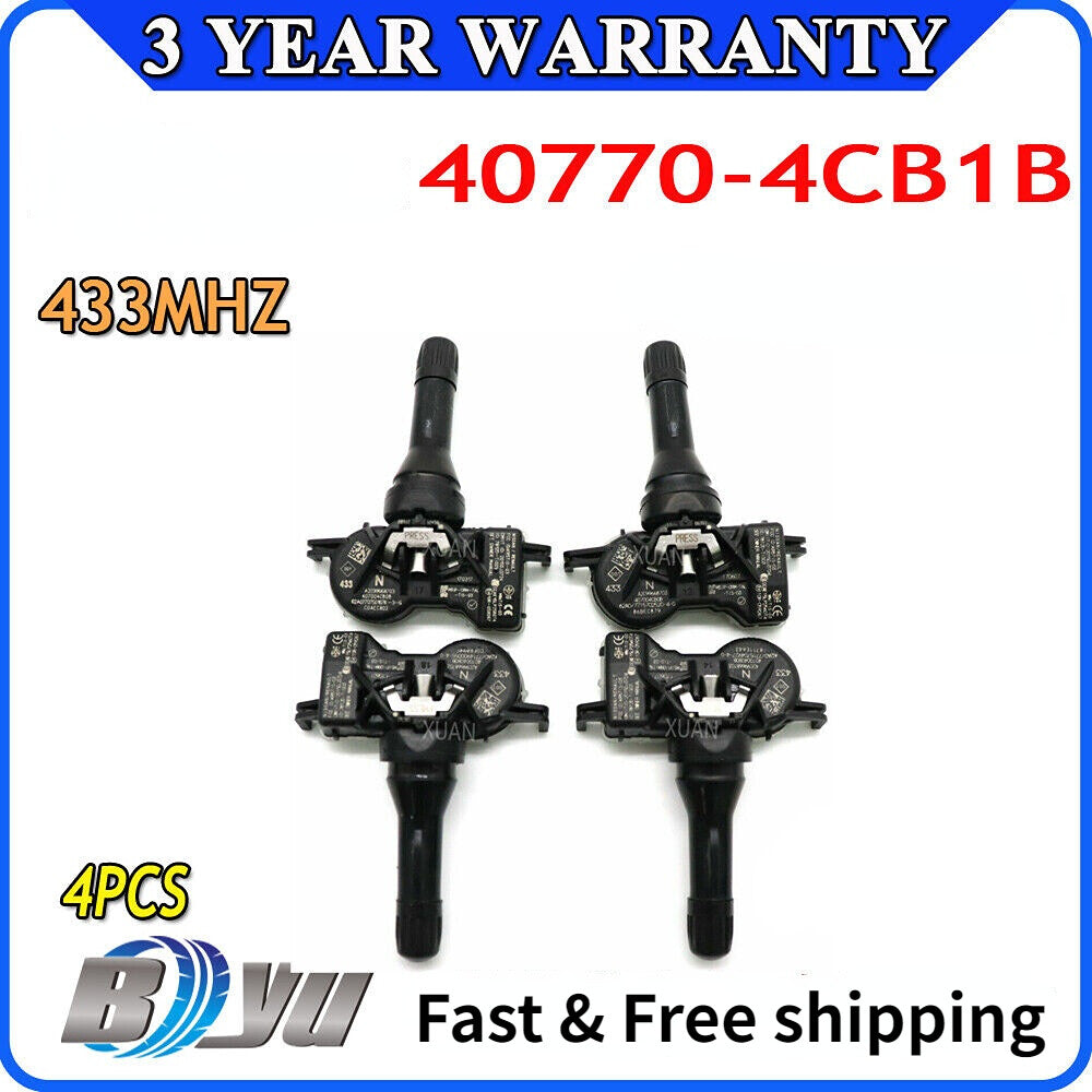 4-pack TPMS tire pressure sensors 40770-4CB1B for Rogue Altima for Infiniti v