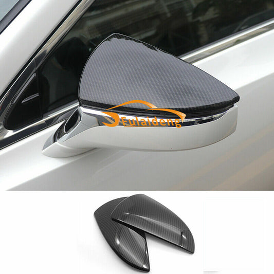 for Lexus ES350 ES300H 2019-2022 Carbon Fiber Side Door Rearview Mirror Cover 2X