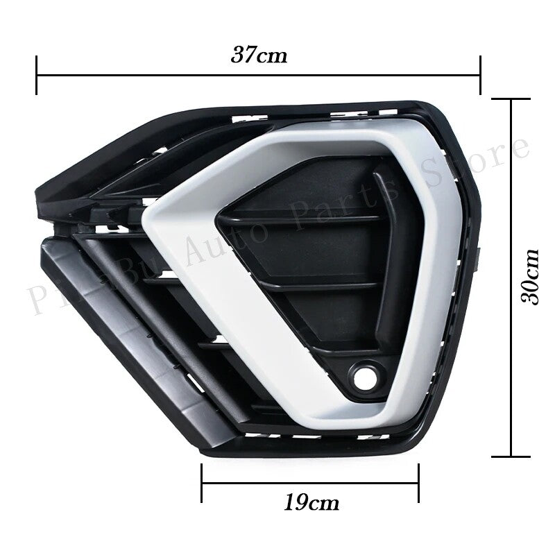 Left Front Bumper Fog Light Grill Fog Lamp Cover for Audi Q3 2019 2020 2021