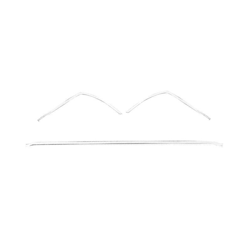 Chrome Steel Rear Bumper Protector Lower Strip 3PC for Honda CRV CR-V 23-24 B n