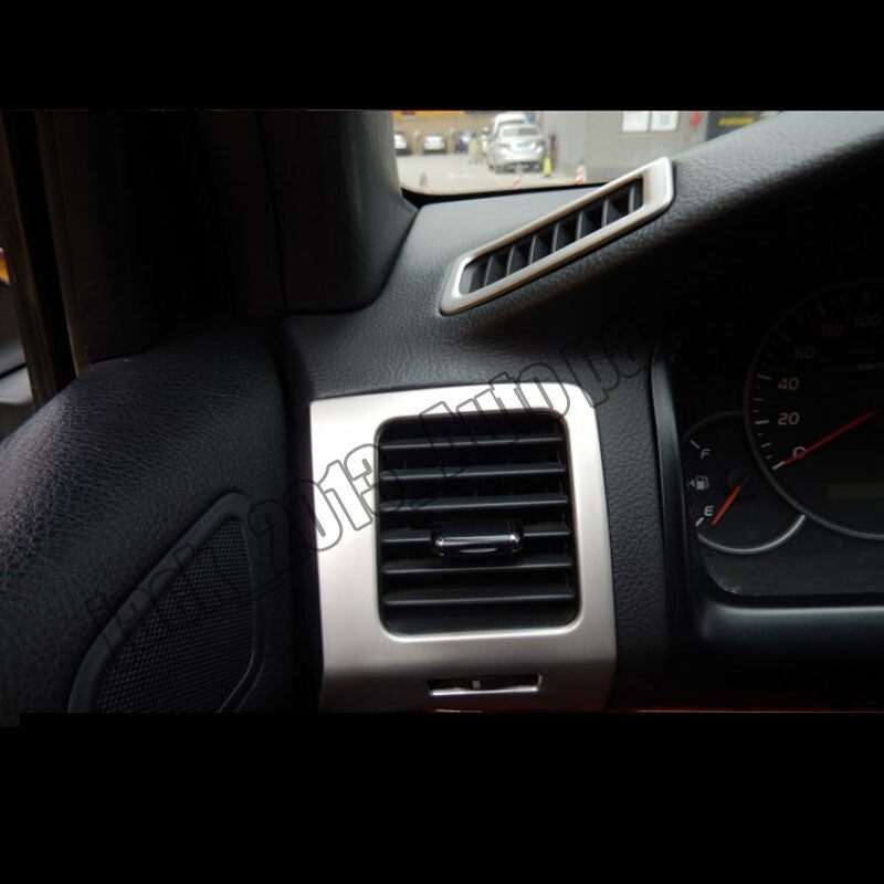4PCS Dashboard Air Vent Outlet Frame Trim Cover for Toyota prado fj120 2003-2009