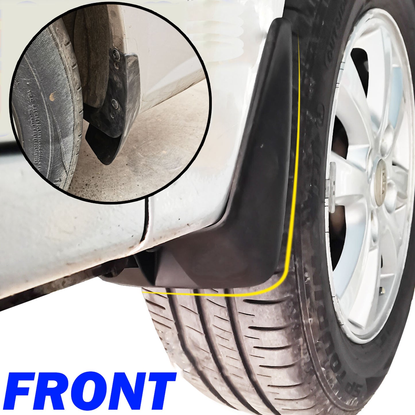Set for KIA Cerato 4dr Sedan 2007 2008 2009 Front Rear Mud Flaps Splash Guards Q