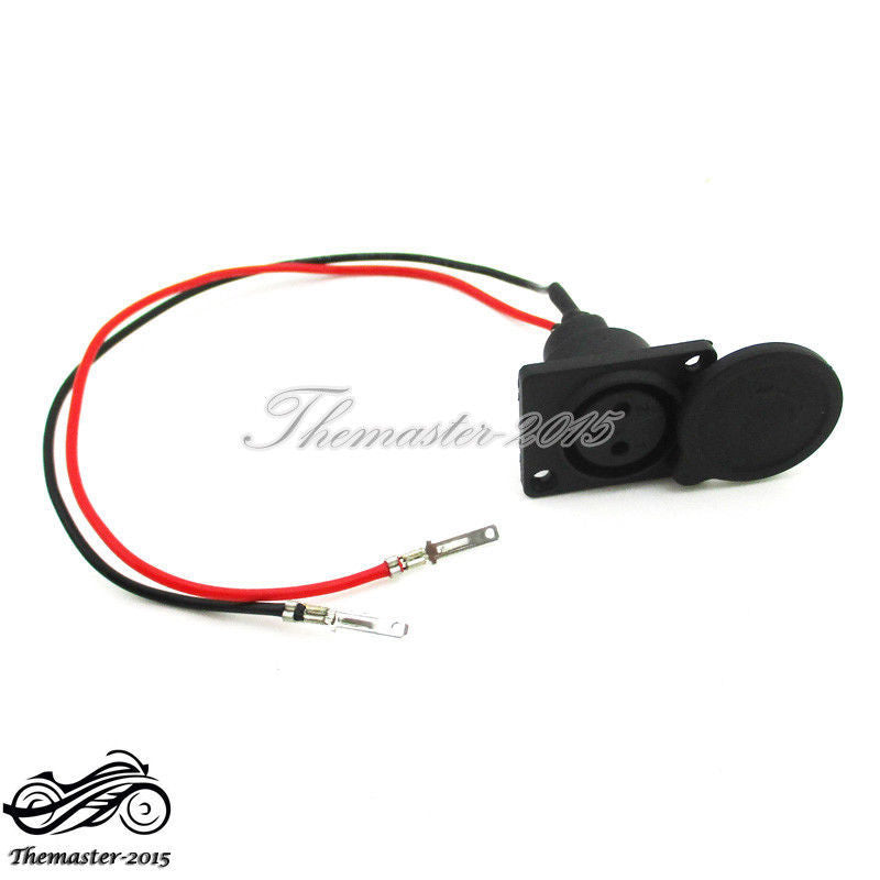 3 Position 2 Wires XLR Charging Port Socket For Currie GT Ezip Izip EVO Scooter Q