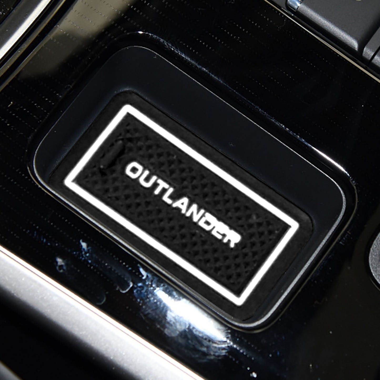 Anti-Slip Gate Slot Mat for Mitsubishi Outlander 2019-2021 Car Accessories WHITE