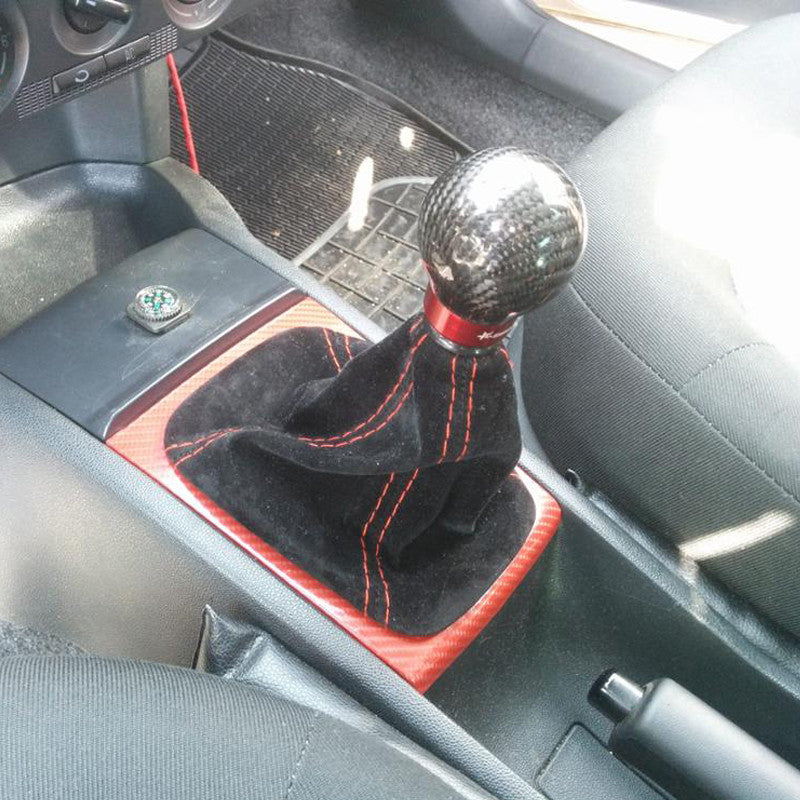 Car manual/automatic gear shifter lever carbon fiber flexible - n