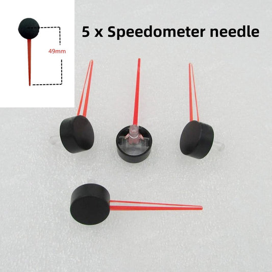 5Pcs Speedometer Needle Pointers 49mm Length Universal For Car Motorcycle Gauges Q