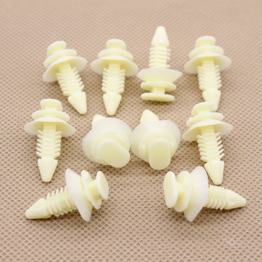 10-piece set of door trim panel fixing clips and rivets suitable for general use M 15607165, 15953247
