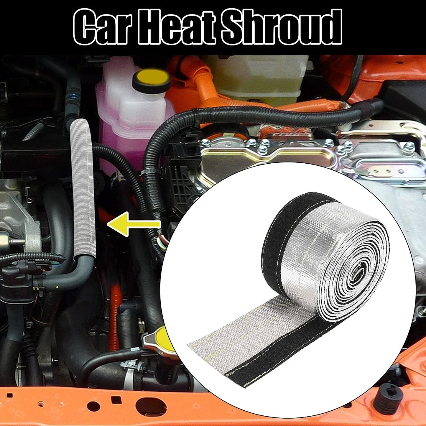 Advanced heat insulation cover, aluminum alloy sleeve, heat insulation oil line, wire, heat dissipation sleeve