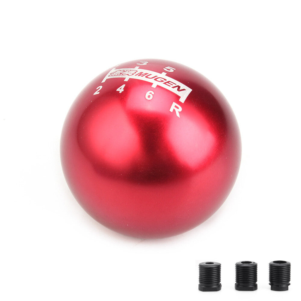 M10x1.25 Round Ball Style Mannual MT Blue 6-Speed Shift Knob
