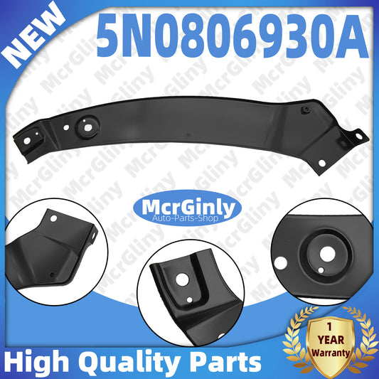The right passenger-side radiator supports 5N0806930A and is suitable for Tiguan models from 2008 to 2009 and 2011. n