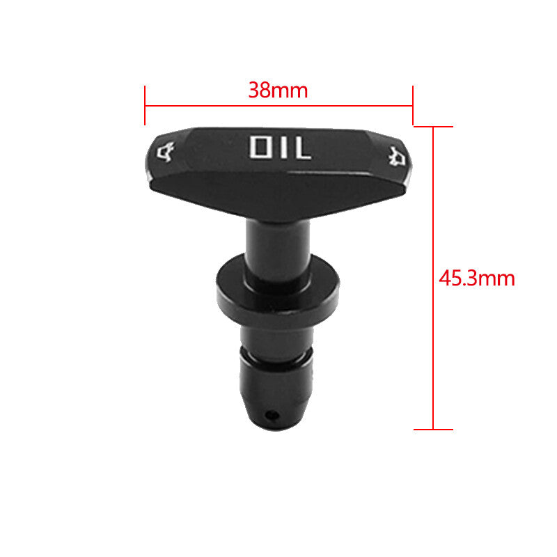 Aluminum Oil Dipstick Pull Handle for Ford 1999-2011 for Mustang GT V8 GT500 Black