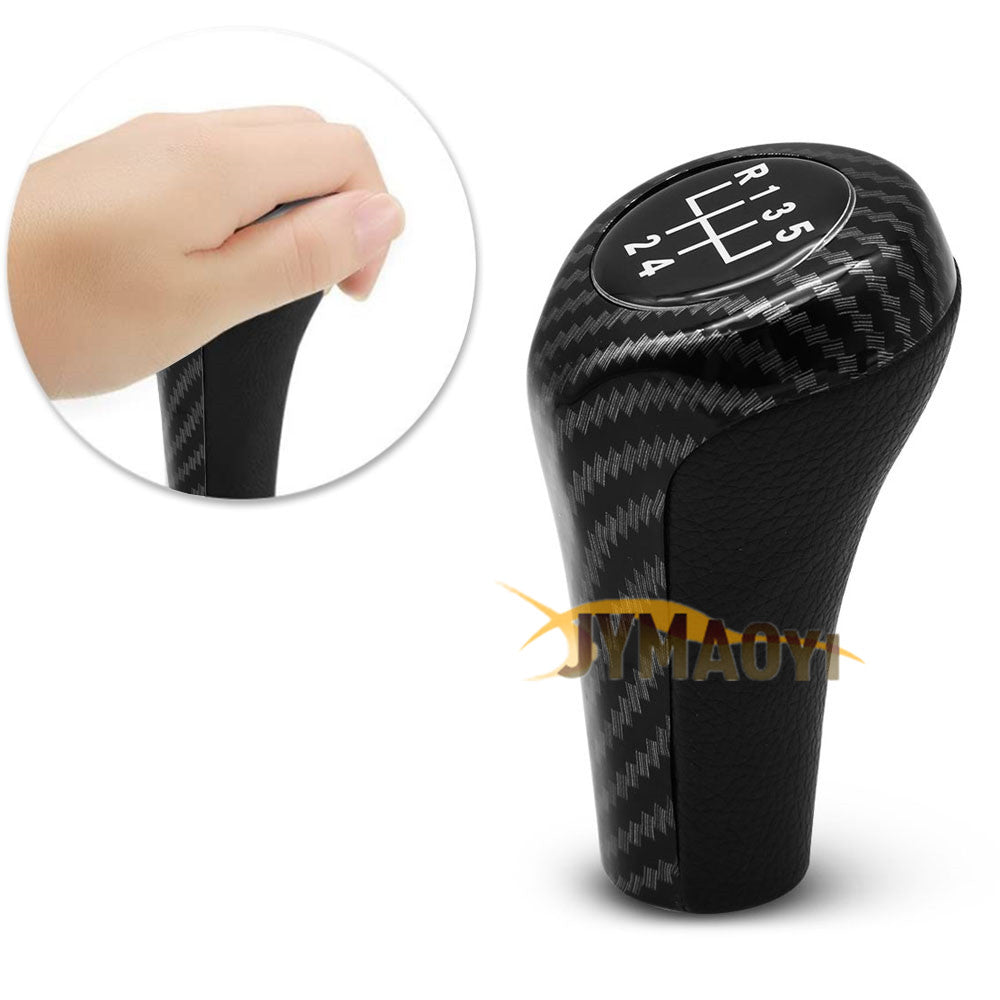 5-speed carbon fiber gear shift lever for X1, X3, X5, E46, E90, E91, E92. n