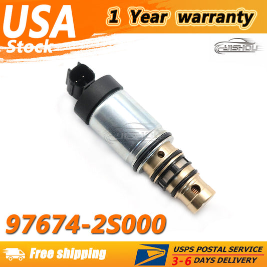New 97674-2S000 Compressor Solenoid A/C Valve Fit for Kia for Hyundai Accent 2009-17 Q