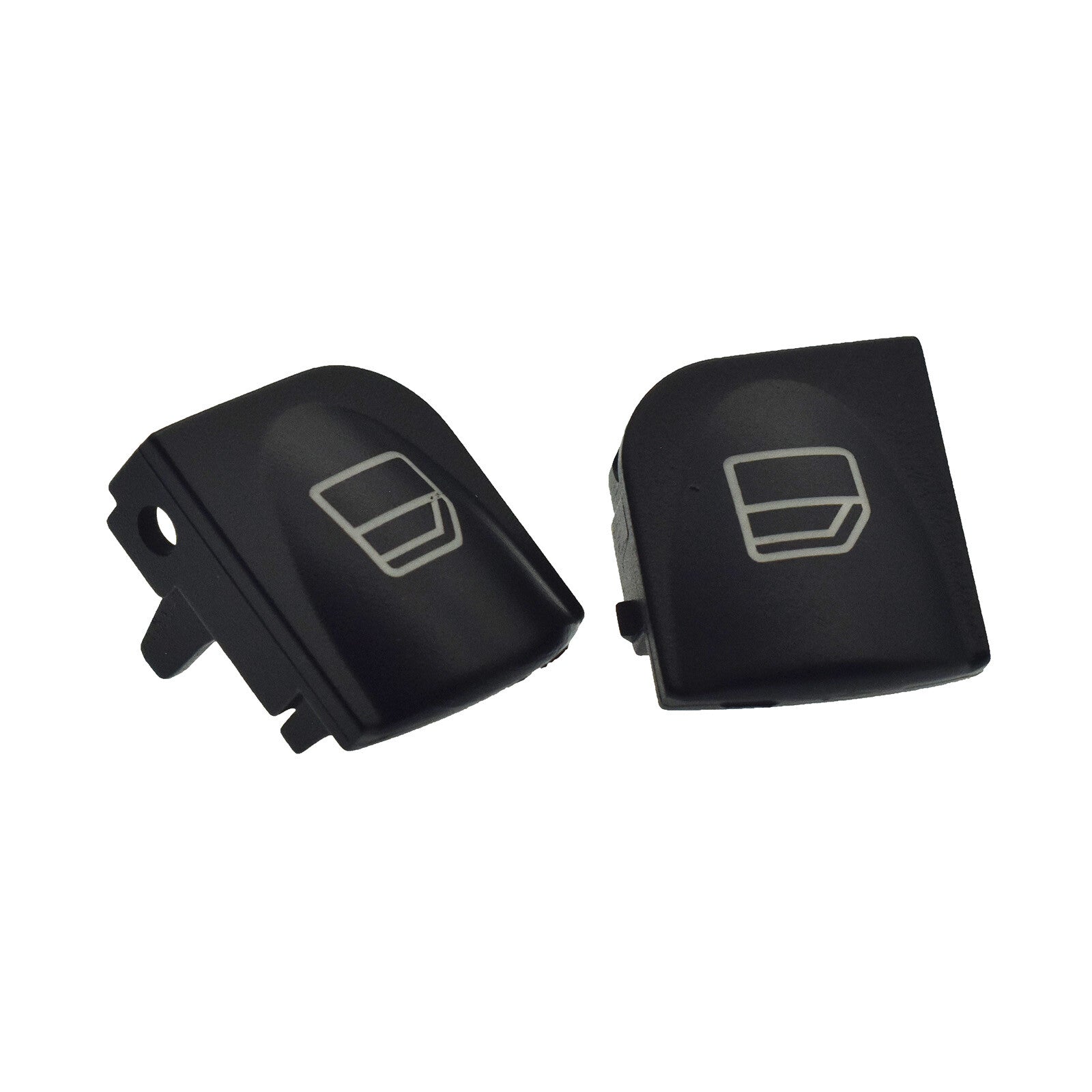 2-Pack Car Main Control Window Button Switch Covers for Mercedes W203 A2038210679- n