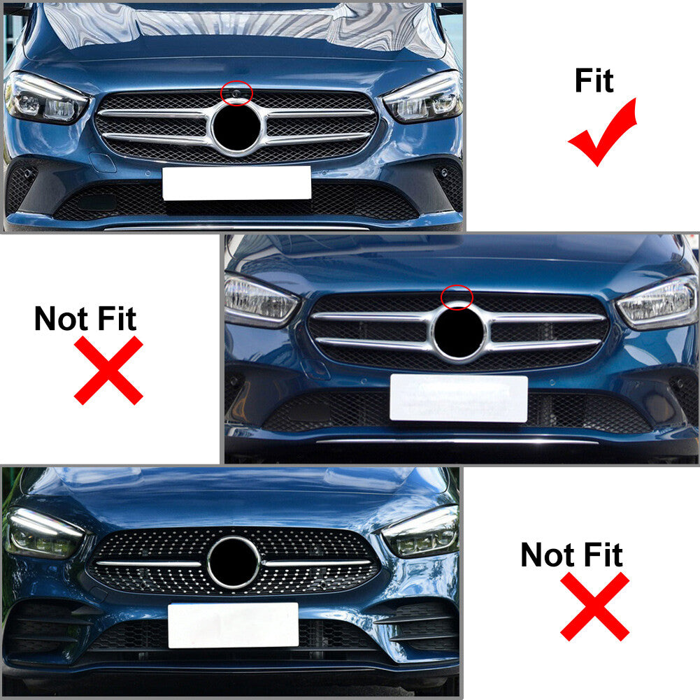 GTR Style Front Bumper Hood Radiator Grille for Benz B Class W247 2020-2022