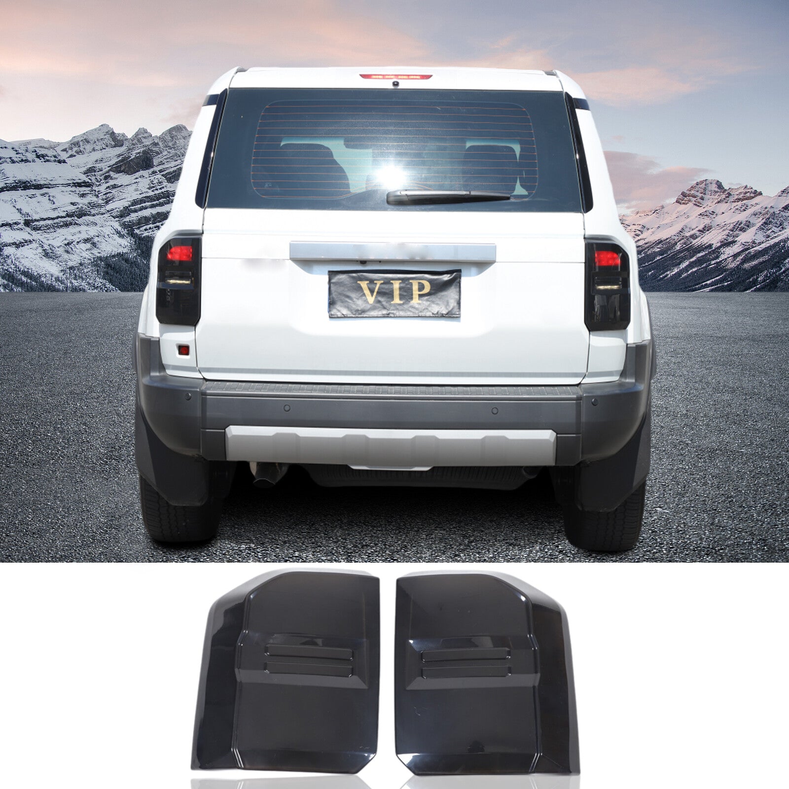 Smoked taillight lens cover for Land Cruiser LC250 J250 2024+- n