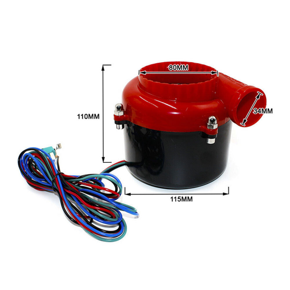 1 Set For Car Turbine Electronic Turbo BlowOff Relief Valve Simulator Sound Q