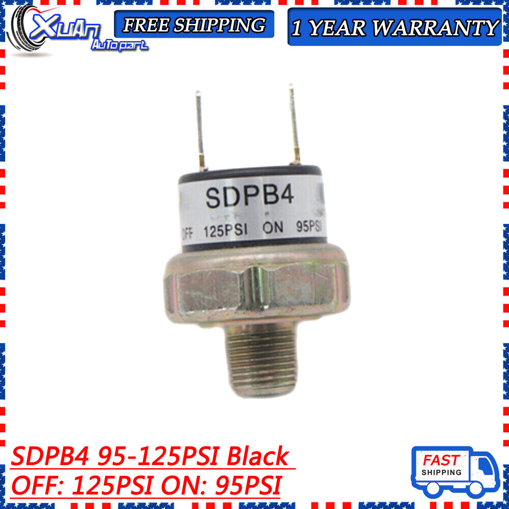Air compressor pressure switch valve horn SDPB4 95-125PSI Closed 125PSI 95PSI- v