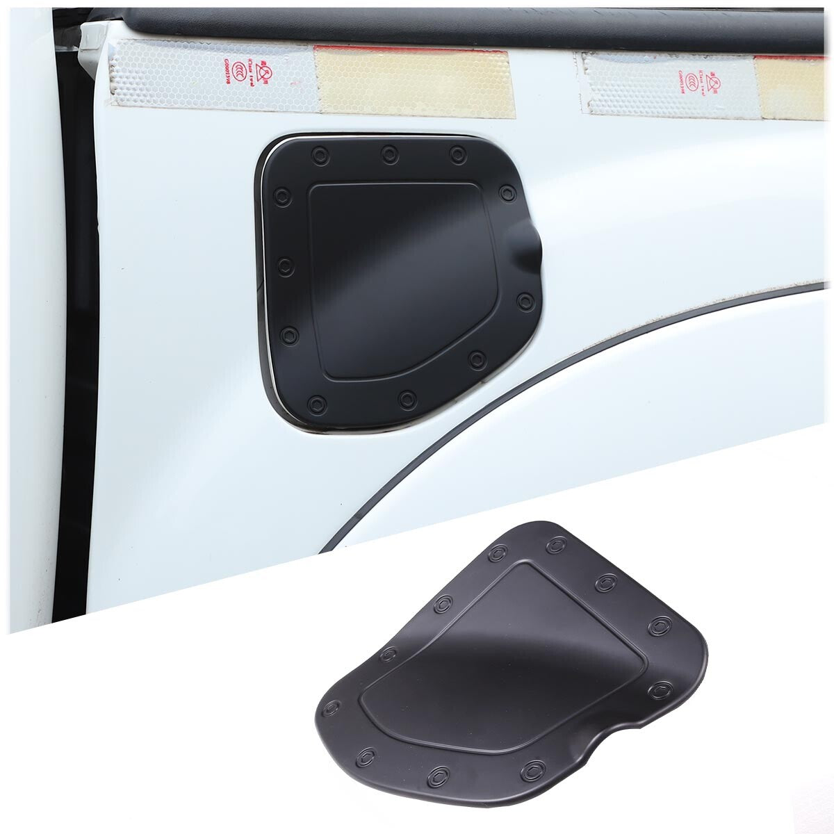 2-Pack Blackout Rear Tail Light Cover for Hummer H2 SUT 2003-2009 Pickups- v