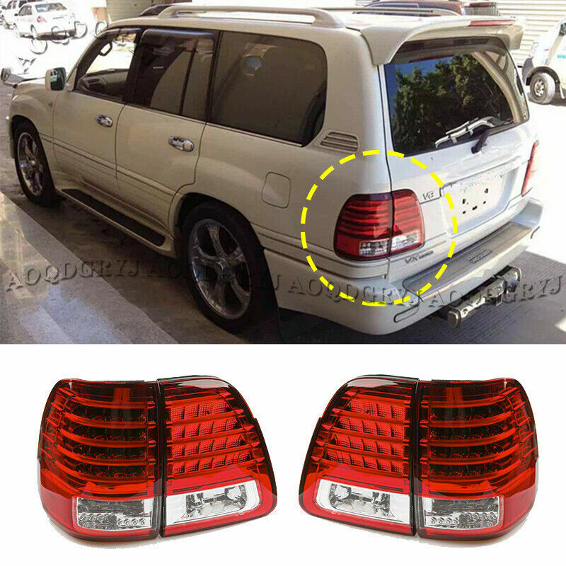 Red Rear Brake Tail Light Lamp LED for Toyota for Land Cruiser LC/FZJ/UZJ100 1998-07