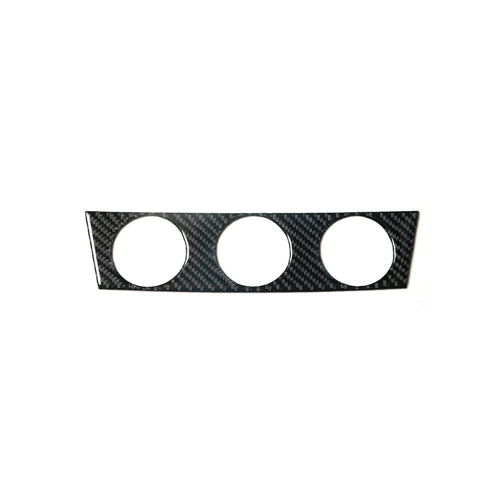 Air Conditioner Controller Trim Cover Carbon Fiber for VW for Passat 2006-2011 Red v