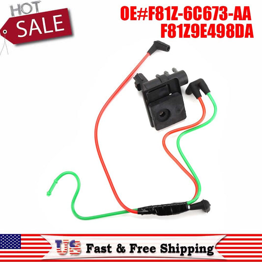 F81Z-6C673-AA Turbine Wastegate Solenoid Valve + Vacuum Wiring Harness - Brand New, Suitable for Ford F250, F350, XYD