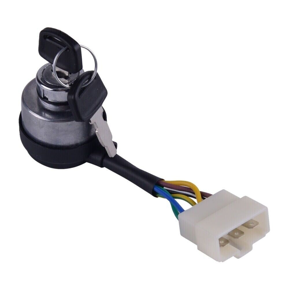 6-Wire Generator Ignition Key Switch for 2.5-6.5KW 188F Chinese Gas Generator n