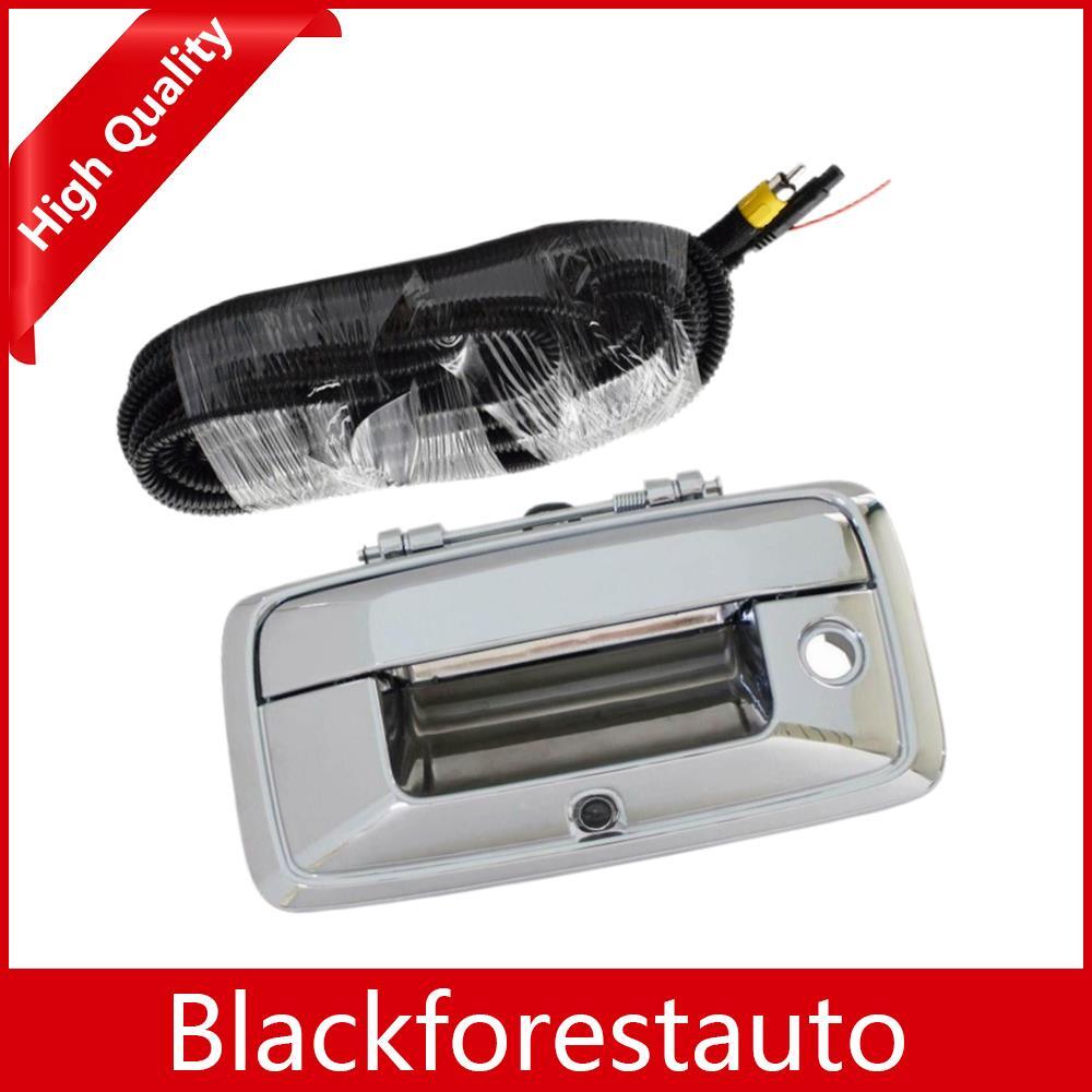Fits For Silverado for Sierra Colorado Canyon Rear Tailgate Handle w/ Camera Chrome Q