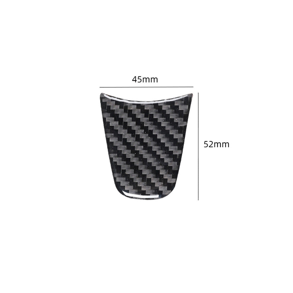Carbon fiber interior steering wheel chin guard trim for Chrysler 200 (2015-2017)
