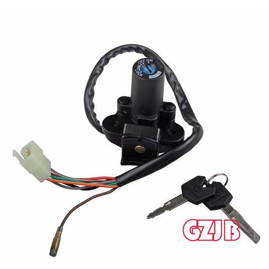 Ignition Switch Lock Key for Kawasaki ZZR400 ZZR600 ZX7R ZX9R ZXR750 ZXR400 Q