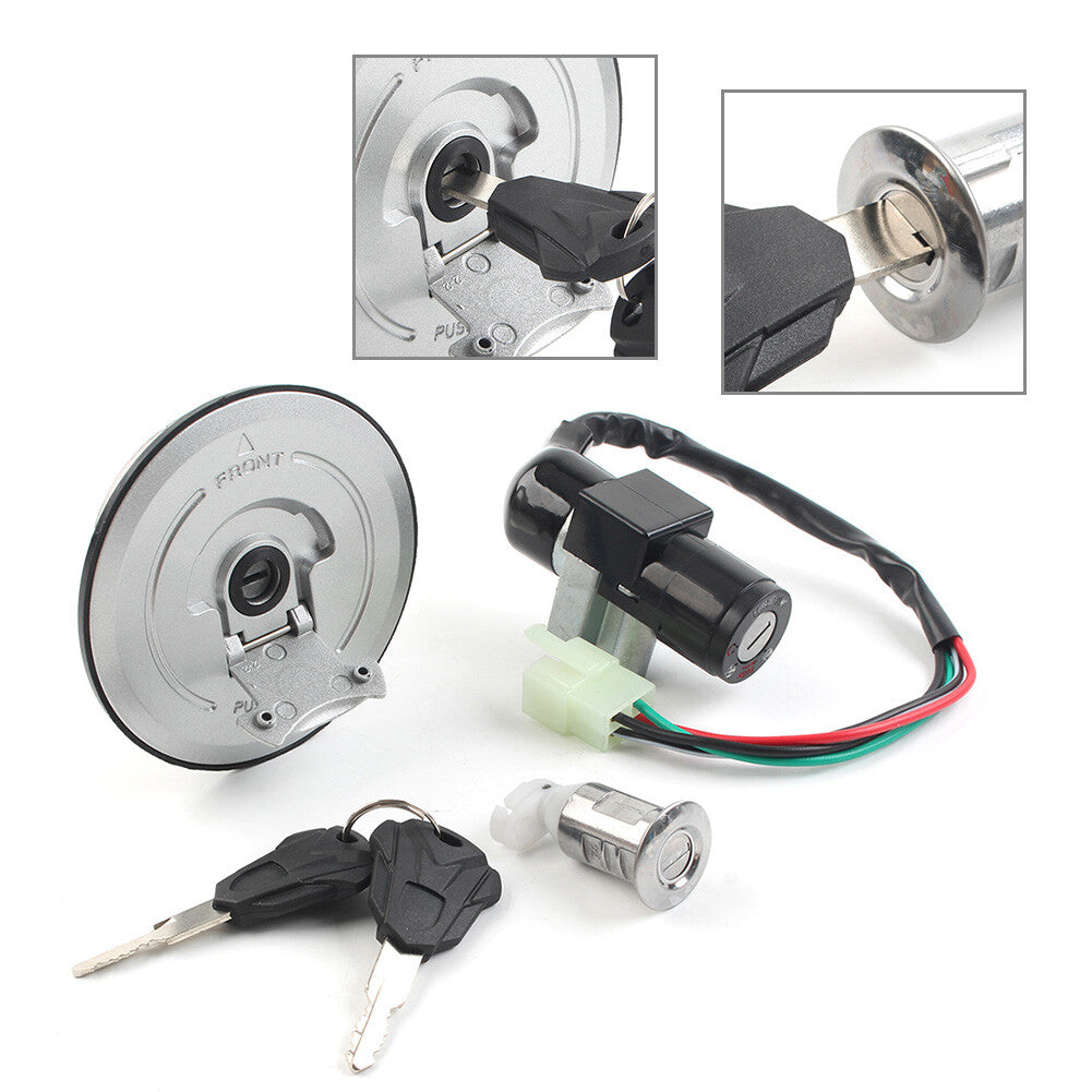 Ignition Switch for Seat Lock Gas Cap Key Set for Honda MSX125 Grom 125 AC 2014-2015 Q