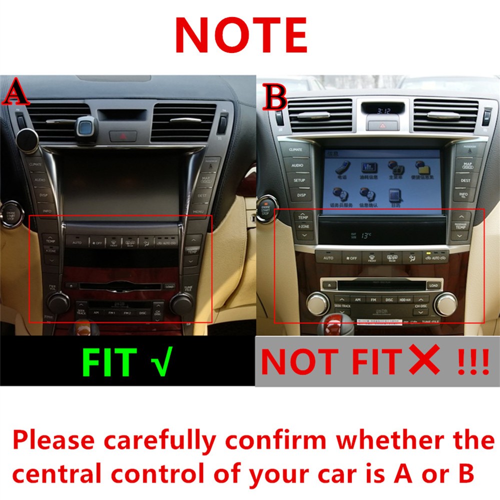 9Android 12 Carplay 2+32GB Car Stereo Radio GPS for Lexus LS460 LS460L LS600