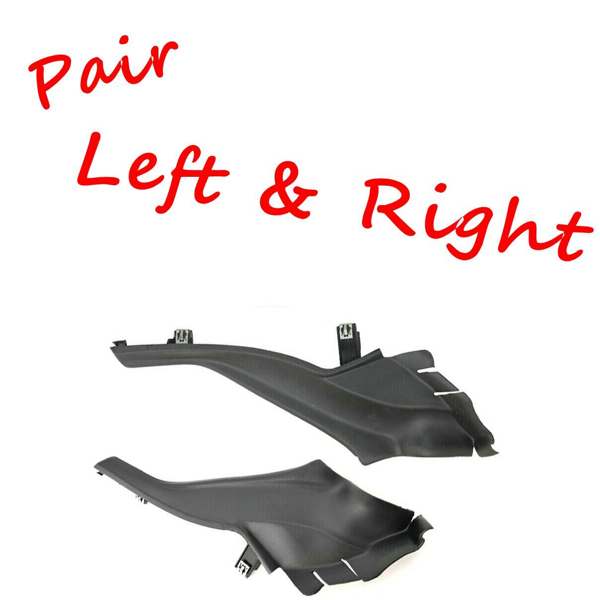 Front Pair Windshield Wiper Cowl Grille Panel for Jeep Cherokee 2014 2015 2016