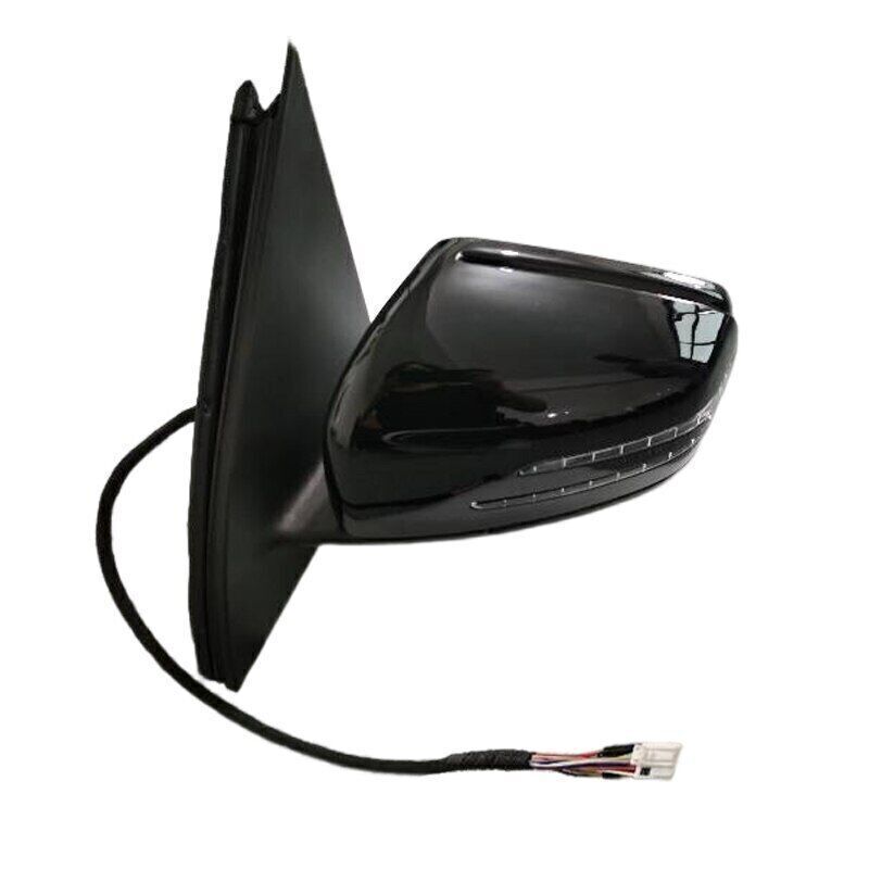 for Mercedes Benz W166 ML166 ML300 12-15 Pair Black Rear View Mirror Assembly