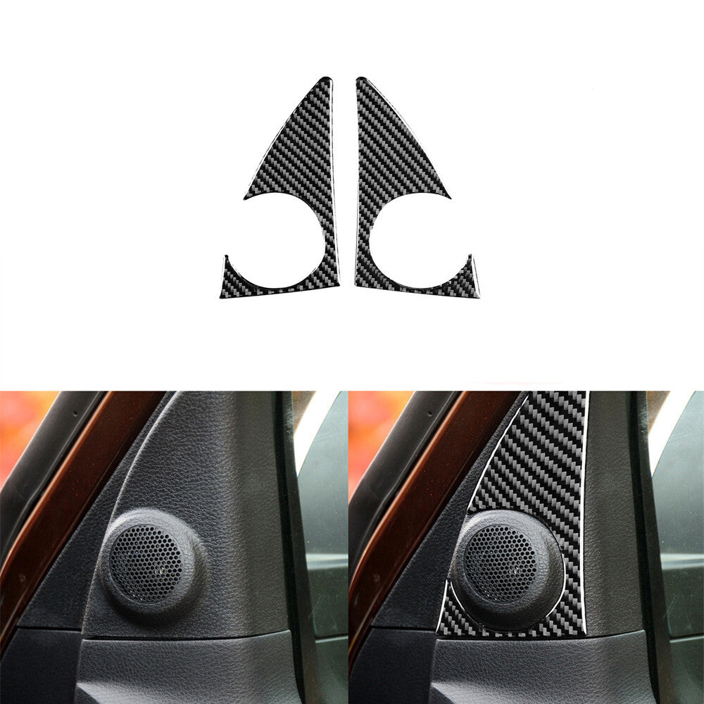 Carbon Fiber Console Switch Button Sticker Trim Cover For 350Z 2006-2009 v