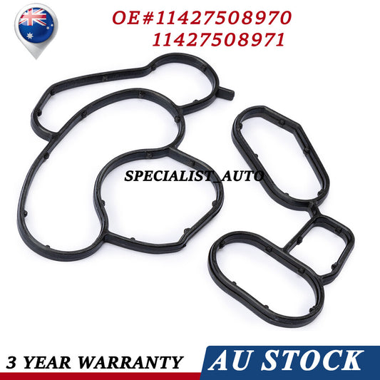 1Set for BMW E46 318i 318ti E87 120i E90 320i N46N NEW Oil Cooler Housing Gasket Q