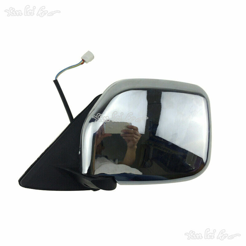 Side View Mirrors Power Heated Chrome LH RH Pair for Toyota Prado 90 1998-2002