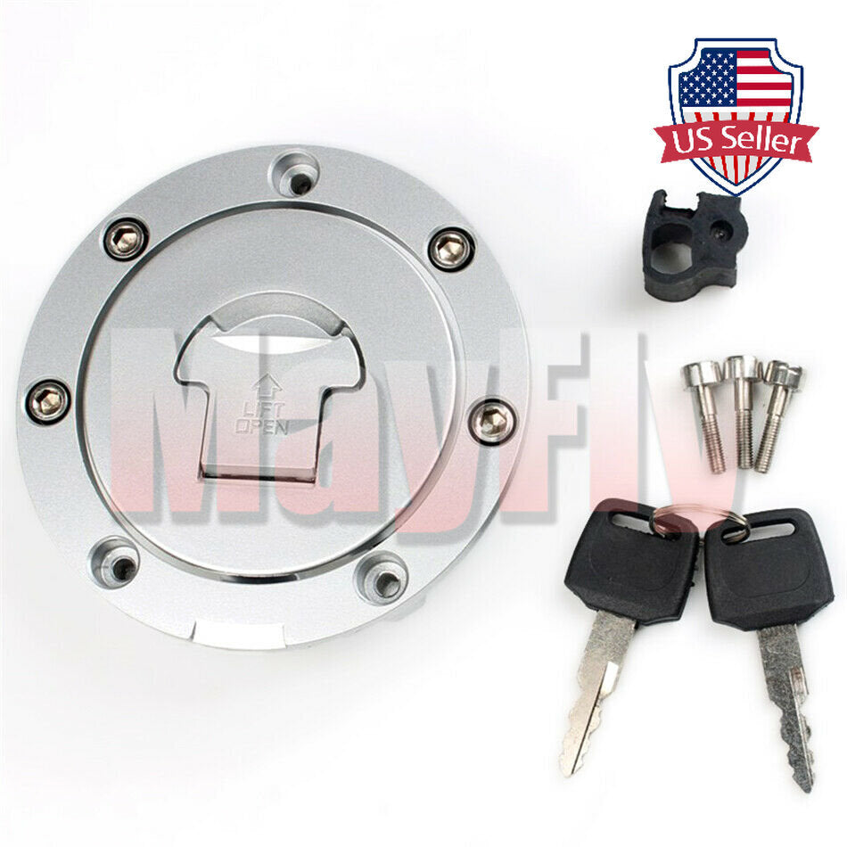 fit For CBR600RR/1100XX/900/929/954 CBR1000RR Fuel Gas Tank Cap Cover Lock w/Key