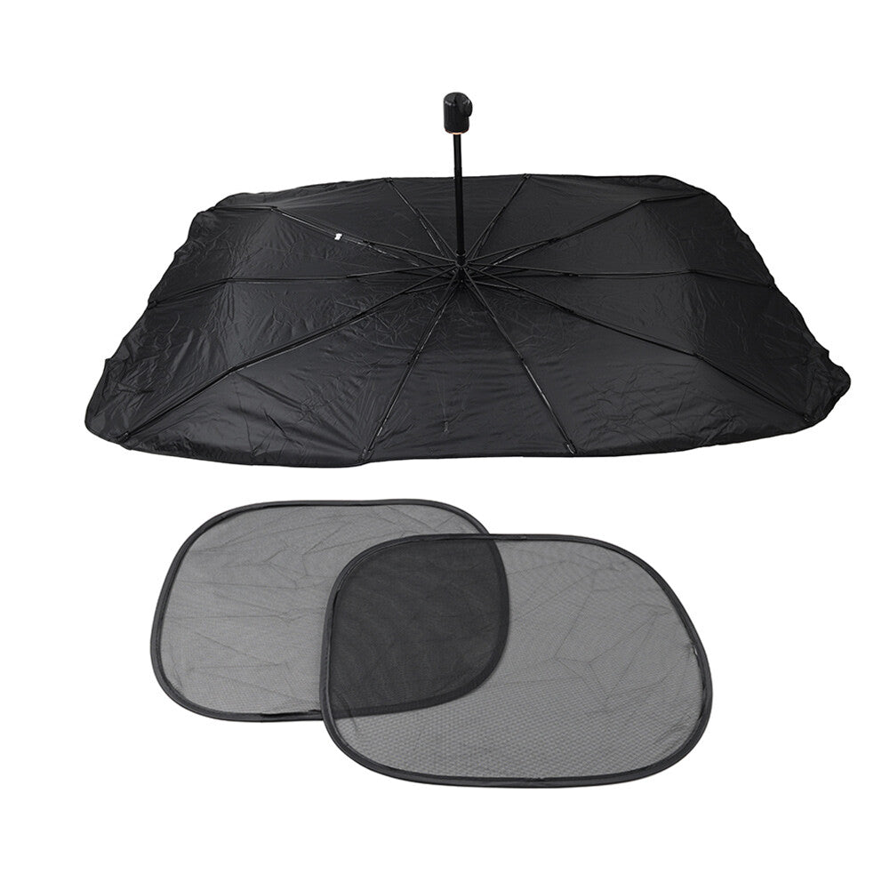 Car Foldable Front Window Sun Shade Visor Cover Windshield Sunshade Umbrella
